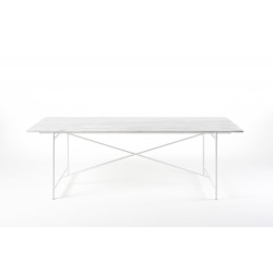 Nala Dining Table – Marble - 240W/90D